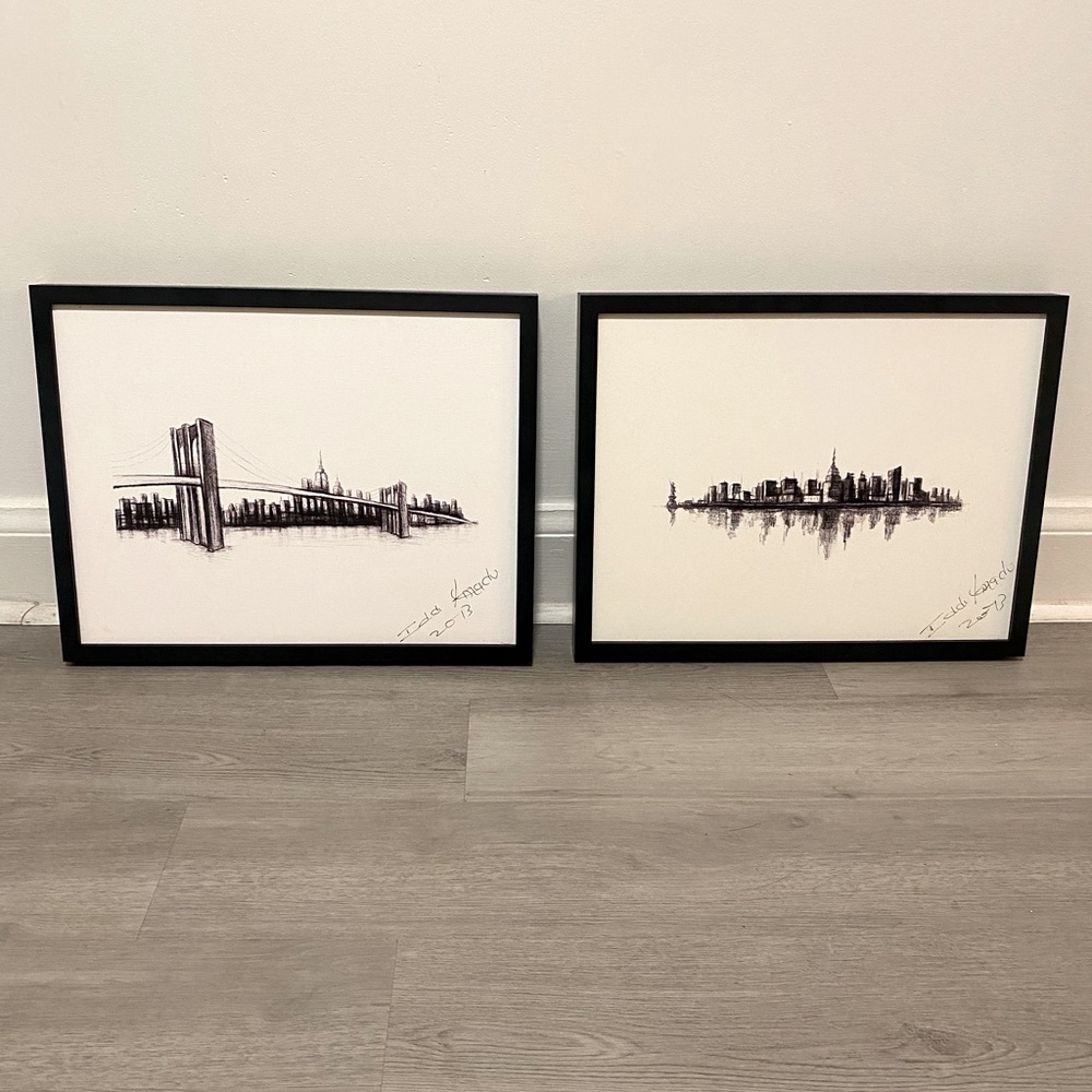 New York Framed City Prints
